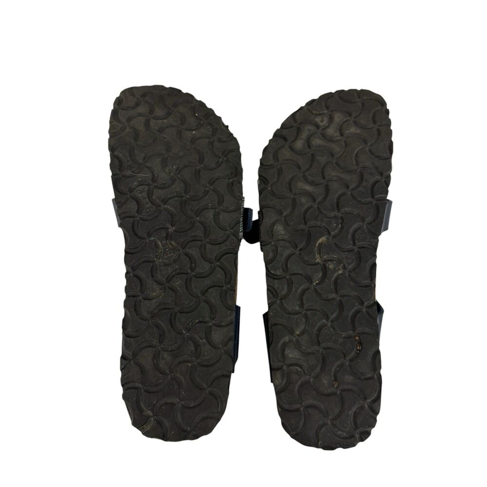 Birkenstock Birki's Lillie 39 8/8.5 NARROW Criss Cross Blue Sandal Women READ - Picture 15 of 15